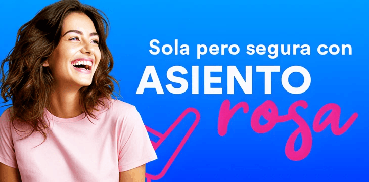 Sola pero segura con Asiento Rosa